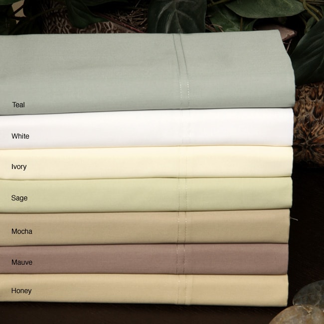 Andiamo Solid 620 TC Egyptian Cotton Sheet Set  