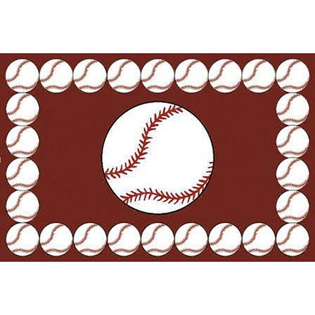 Baseball Fun Rug