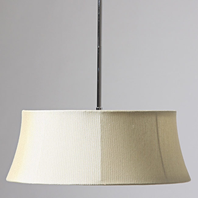 Cream Bell Shade 18 inch Chandelier