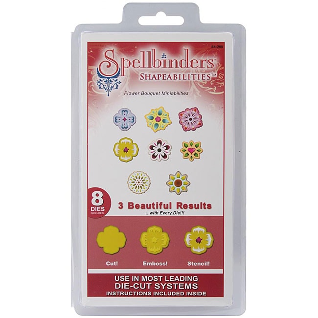 Spellbinders Shapeabilities Flower Bouquet Miniabilities Dies 