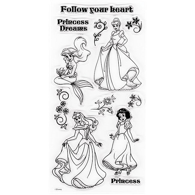 Disneys Princesses Clear Stamps  