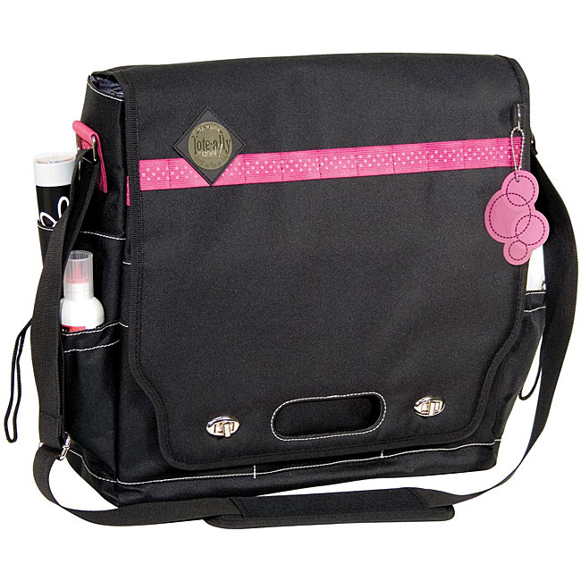 Tote Ally Cool Wild Berry/ Black Shoulder Bag  