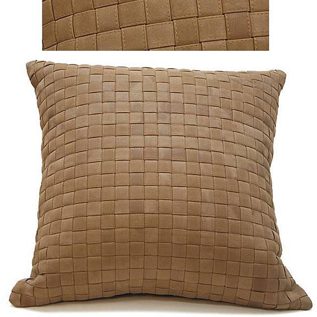 Rattan Weave Beige Pillow Cover
