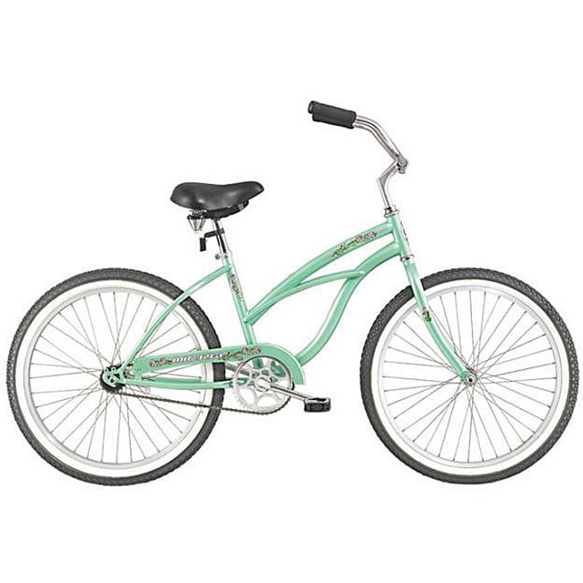 beach cruiser bike mint green