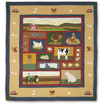 Barnyard Twin-size Quilt