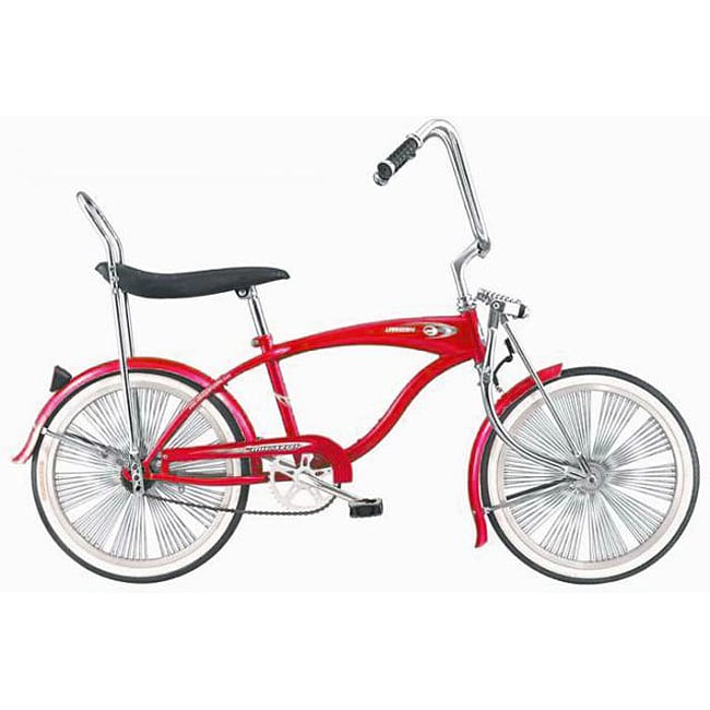 Mens F4 Lowrider Red Beach Cruiser  