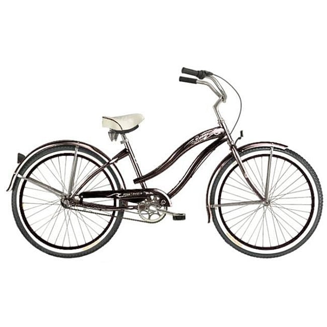 Rover NX3 Mens Black 24 inch Beach Cruiser  