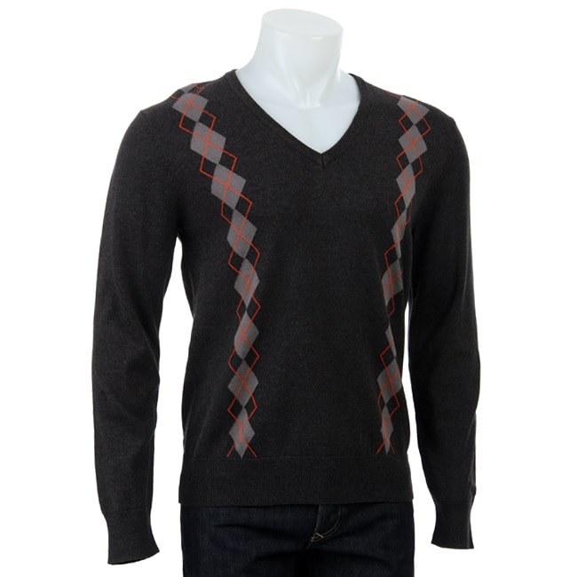 Ben Sherman Mens Daquiri Argyle Sweater  