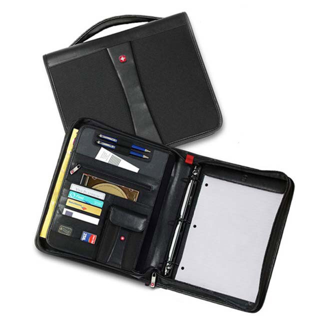 Wenger Swiss Gear Montera Black Portfolio Case - 12108940 - Overstock ...