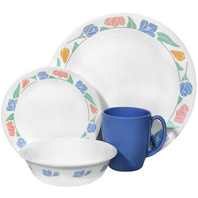 American Atelier Yardley Red Glaze 16 piece Dinnerware Set