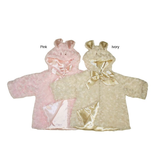 Baby Girls Bunny Faux Fur Jacket  