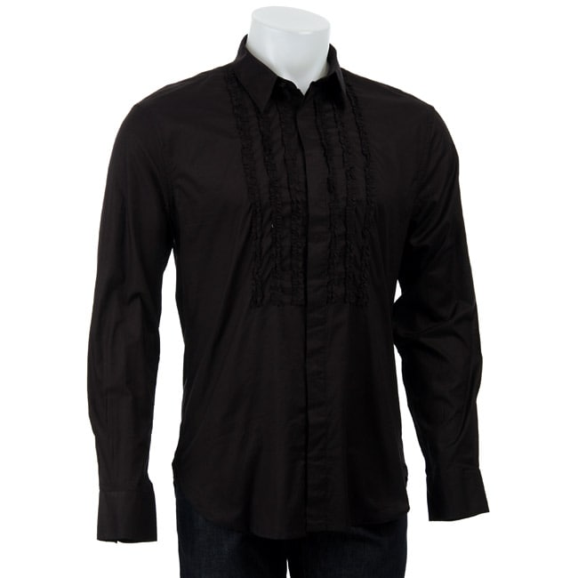 French Connection Mens Tuxedo Front Shirt  