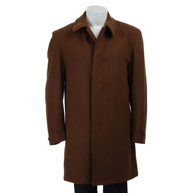 Adolfo Men's 'Motown' Vicuna Wool Coat - Free Shipping On Orders Over