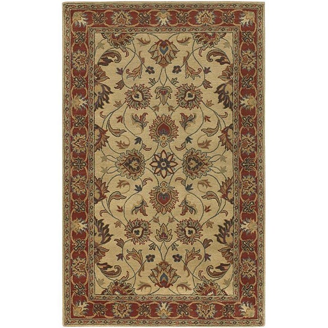 Hand tufted Coliseum Wool Rug (8 x 10 Oval)  