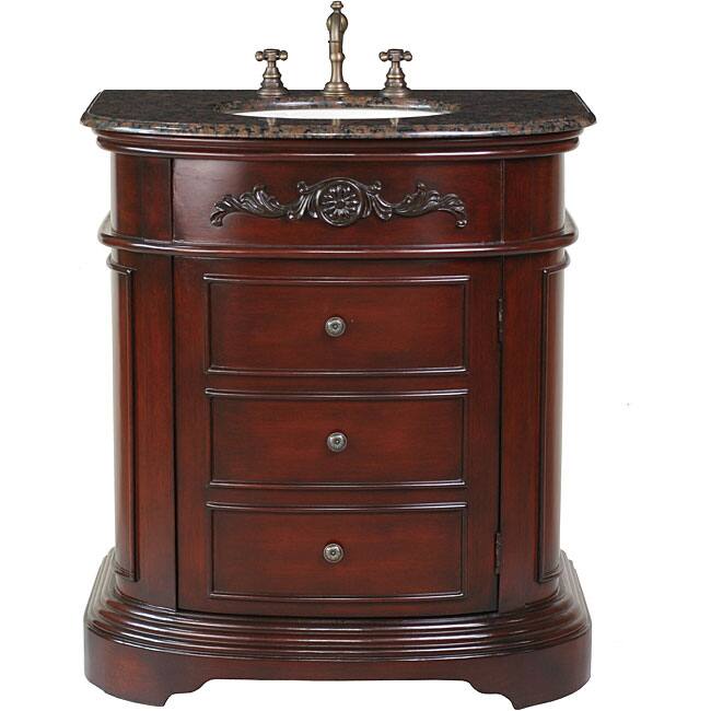 Stufurhome 32-inch Old Classic Single Sink Bathroom Vanity