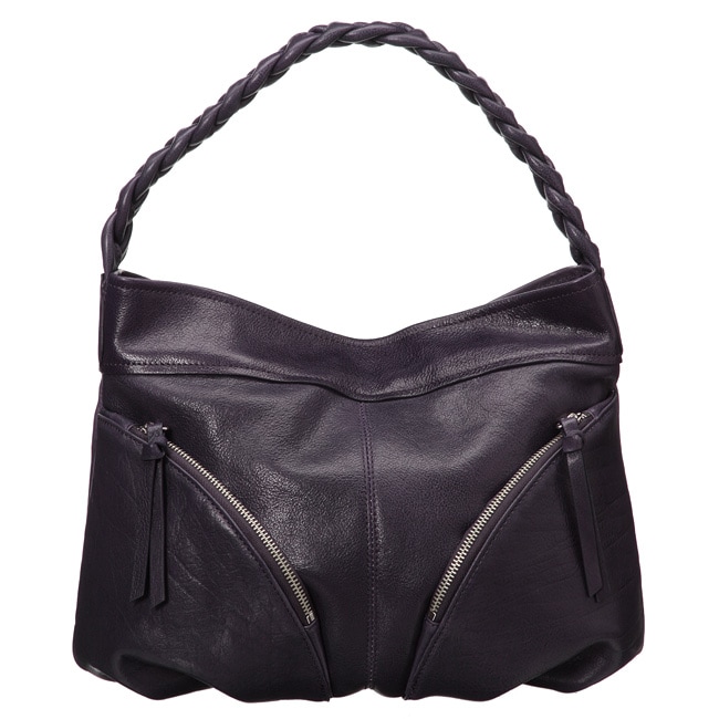 Presa Cordoba Braided Handle Leather Hobo style Bag