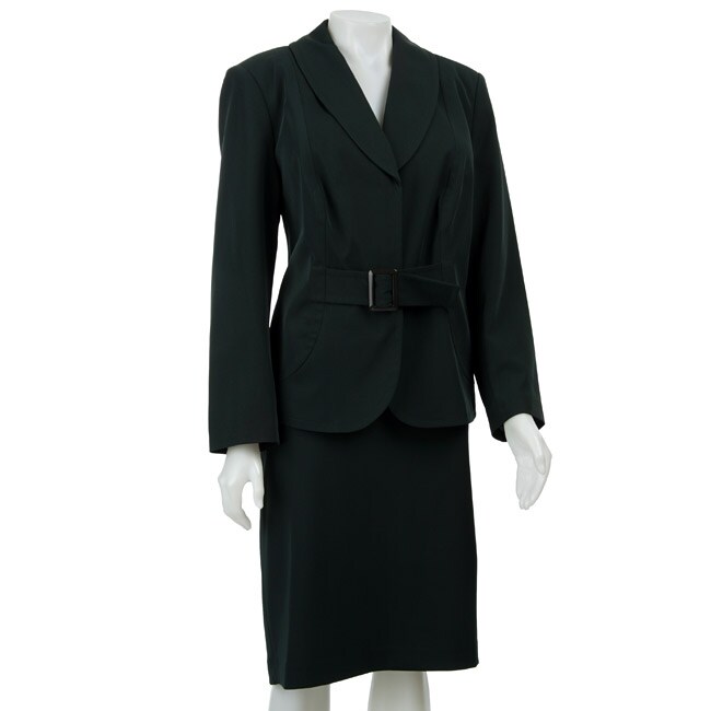 John Meyer Women's Plus Size 2-piece Skirt Suit - 12135907 - Overstock ...