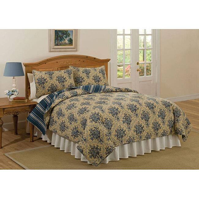 Dartmouth Court Cotton 3-piece Quilt Set