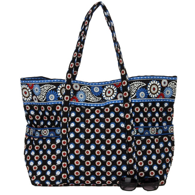 Vera Bradley Night Owl Super Tote Bag - 12139014 - Overstock.com ...