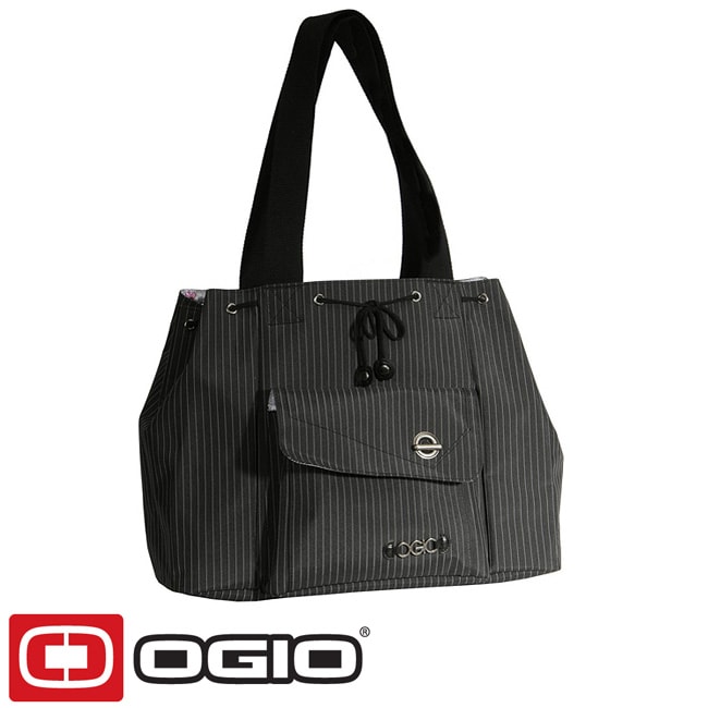 OGIO Black Pinstripe Breaker Tote  