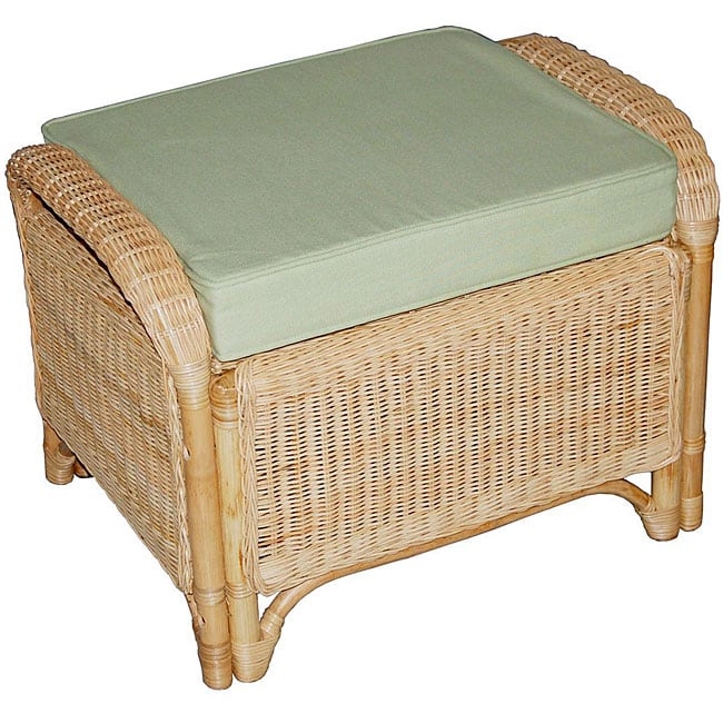 Rasunda Rattan Ottoman  