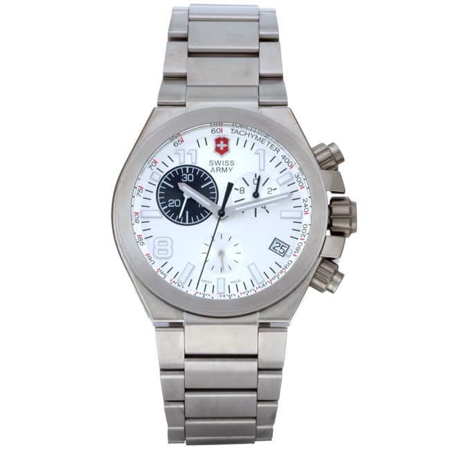 Swiss Army Mens Convoy Chronograph Titanium Watch