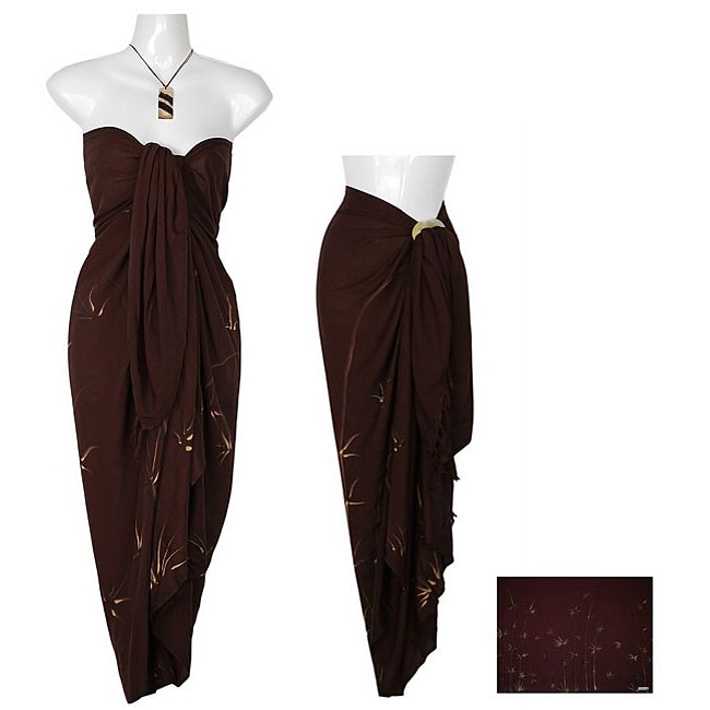 Rayon Brown Sarong (Indonesia)  