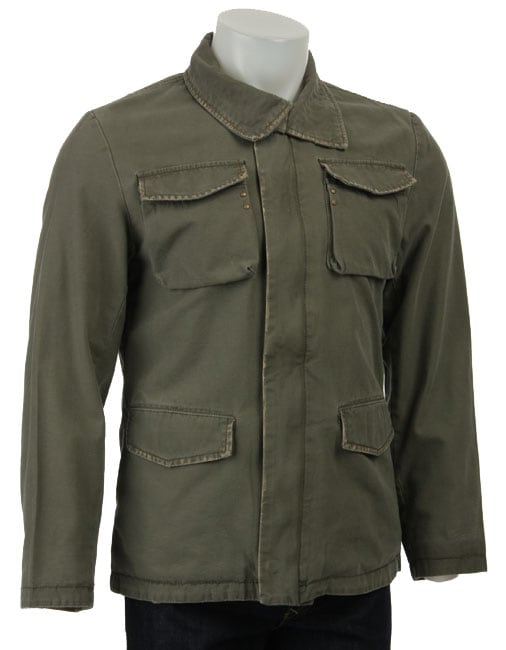 Ray Mens Reversible Military Jacket  