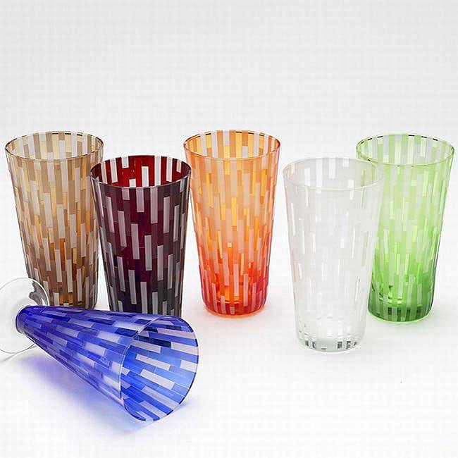 Impulse Hand blown Urban Highball Glasses (Set of 4)  