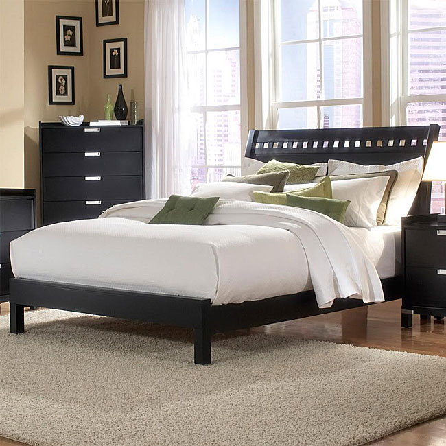 Shop Noho Gallery Black Queen-size Bed - Free Shipping Today ...