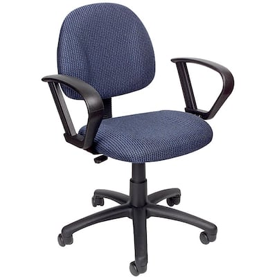 Boss Blue Mid-back Ergonomic Task Chair