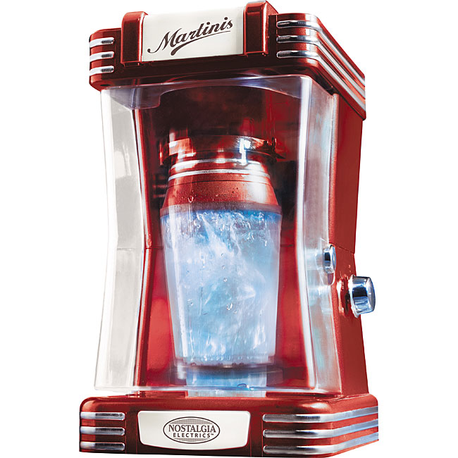 Nostalgia Electrics Electric Red Cocktail Shaker
