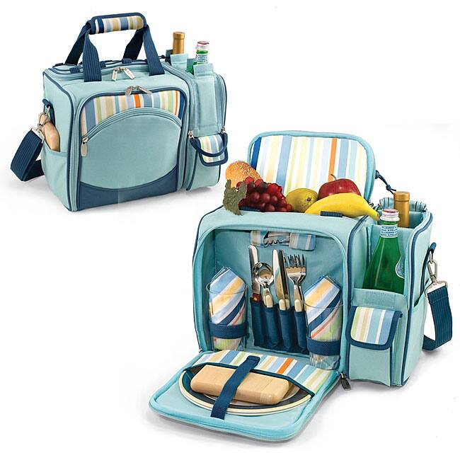 Picnic Time Malibu-St. Tropez Wine-n-Cheese Picnic Pack