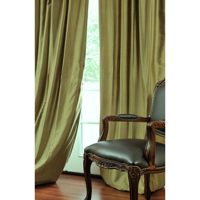 Burnished Cotton Silk Curtain Panel (120 in.)