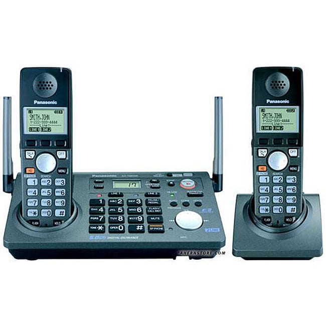 Panasonic KX-TG6702B 2-line 5.8GHz Cordless Phone (Refurbished) - Free ...