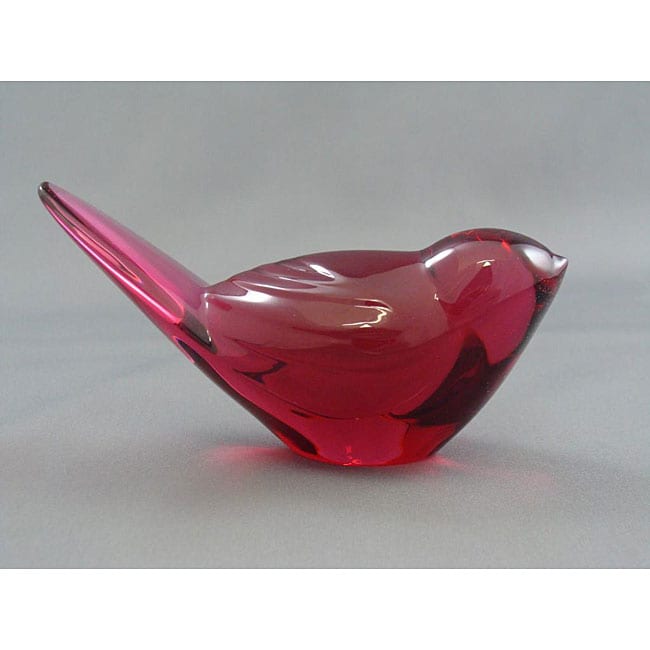 Baccarat Ruby Titi Bird  