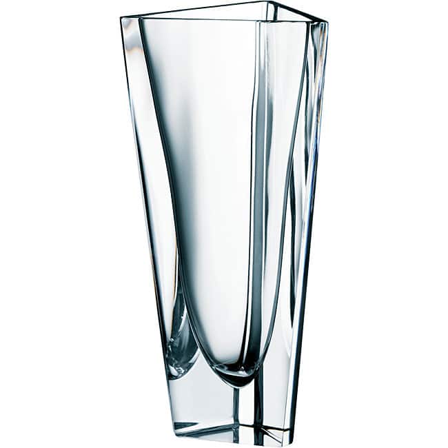 Orrefors Glass Triangle Vase