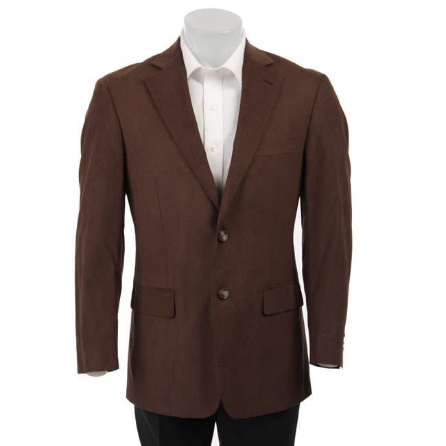 Nautica Men's Brown Faux Suede Sportcoat - Free Shipping On Orders Over ...