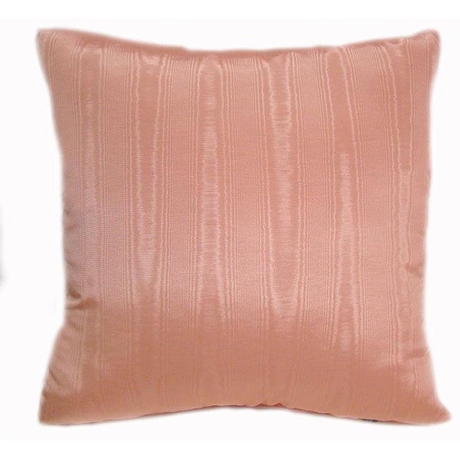 Crown Moire 16inch Peach Throw Pillows (Set of 2) Free Shipping On