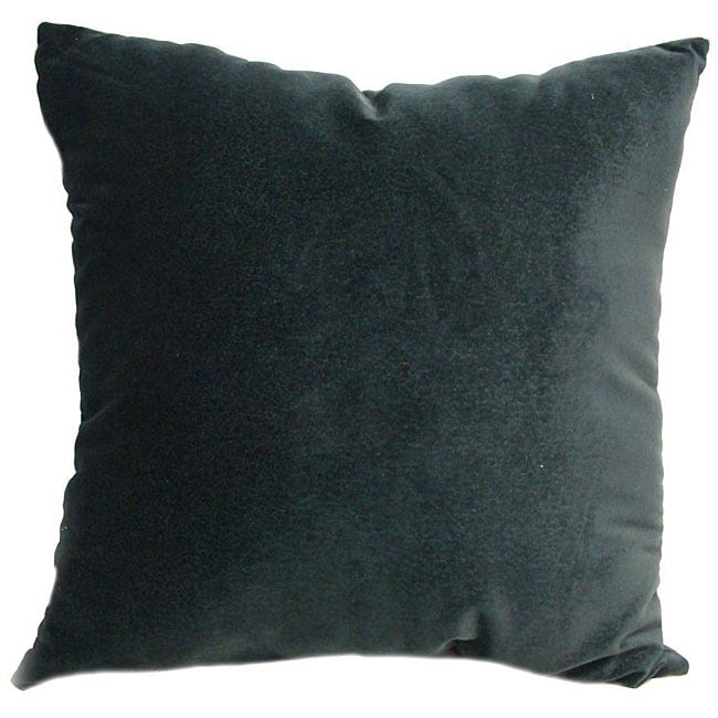 dark green throw pillows