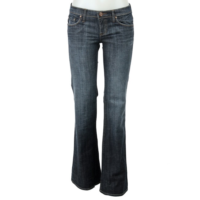 See Thru Soul Women's 5-pocket Flare Jeans - Free Shipping On Orders ...