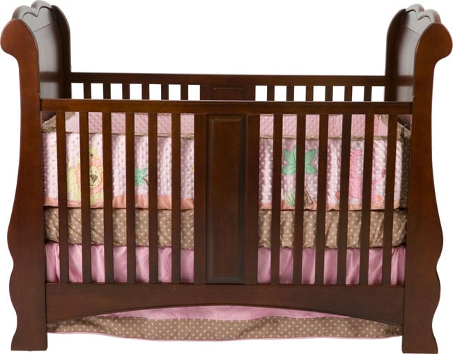 Disneys Bows & Laces 3 in 1 Cherry Convertible Crib  