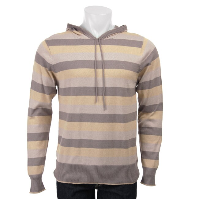French Connection Men's Striped Hoodie - 12248940 - Overstock.com ...