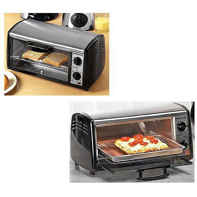 Farberware FSTO400B 4-Slice Toaster Oven, Black
