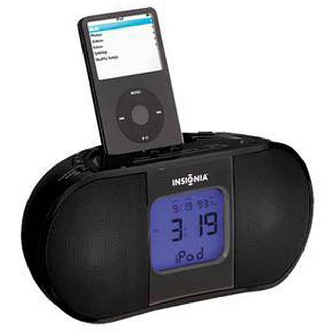 Insignia NS S4000 iPod Dock/ Alarm Clock/ FM Radio  