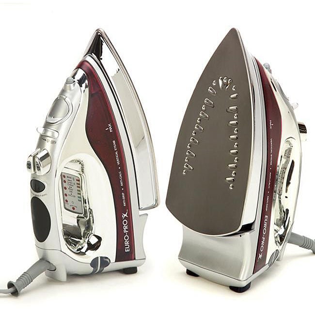 Euro Pro Shark Rapido Stainless Steel Soleplate Electronic Iron Free