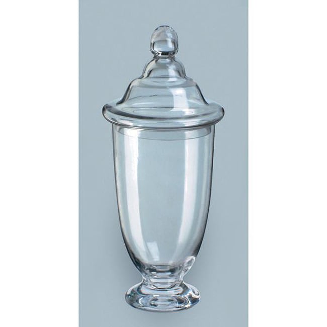 Clear 18 inch Lidded Spice Jar