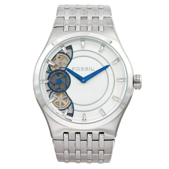 fossil twist stainless steel watch