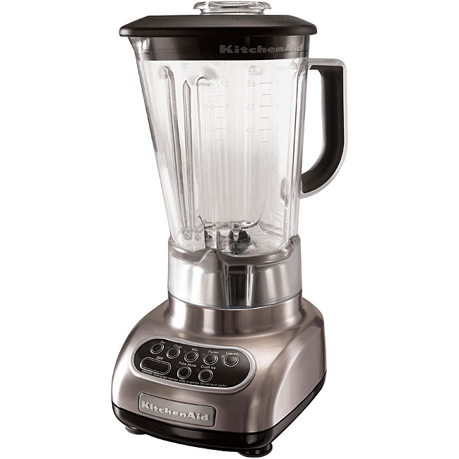   Brushed Nickel Custom Metallic 5 Speed Blender  