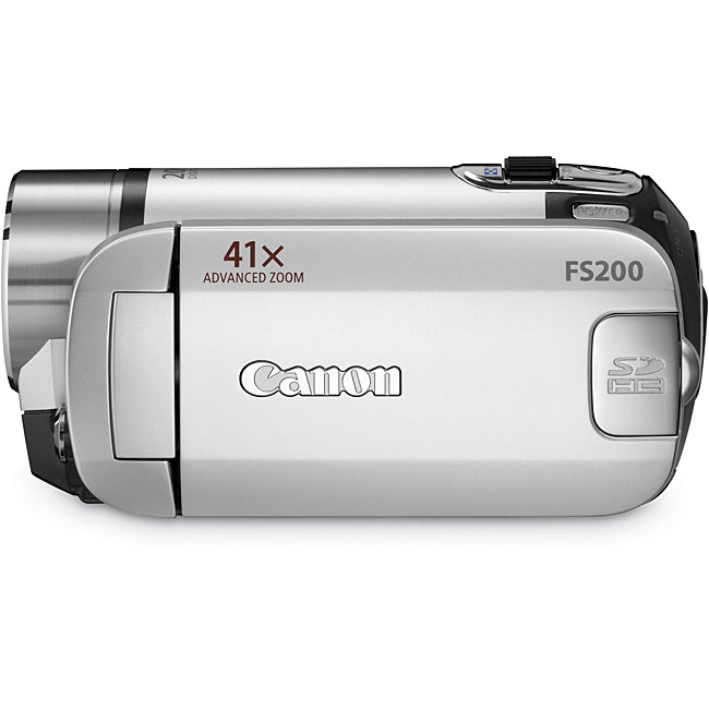 Canon FS200 Misty Silver Camcorder  